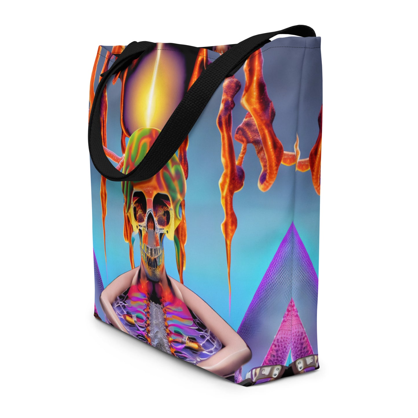 A*V*E*R*Y "SKULLSHIR3" tote bag