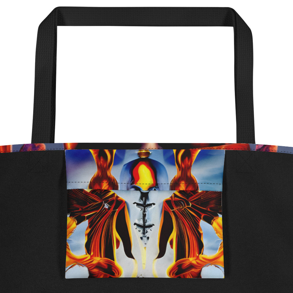A*V*E*R*Y "SKULLSHIR3" tote bag
