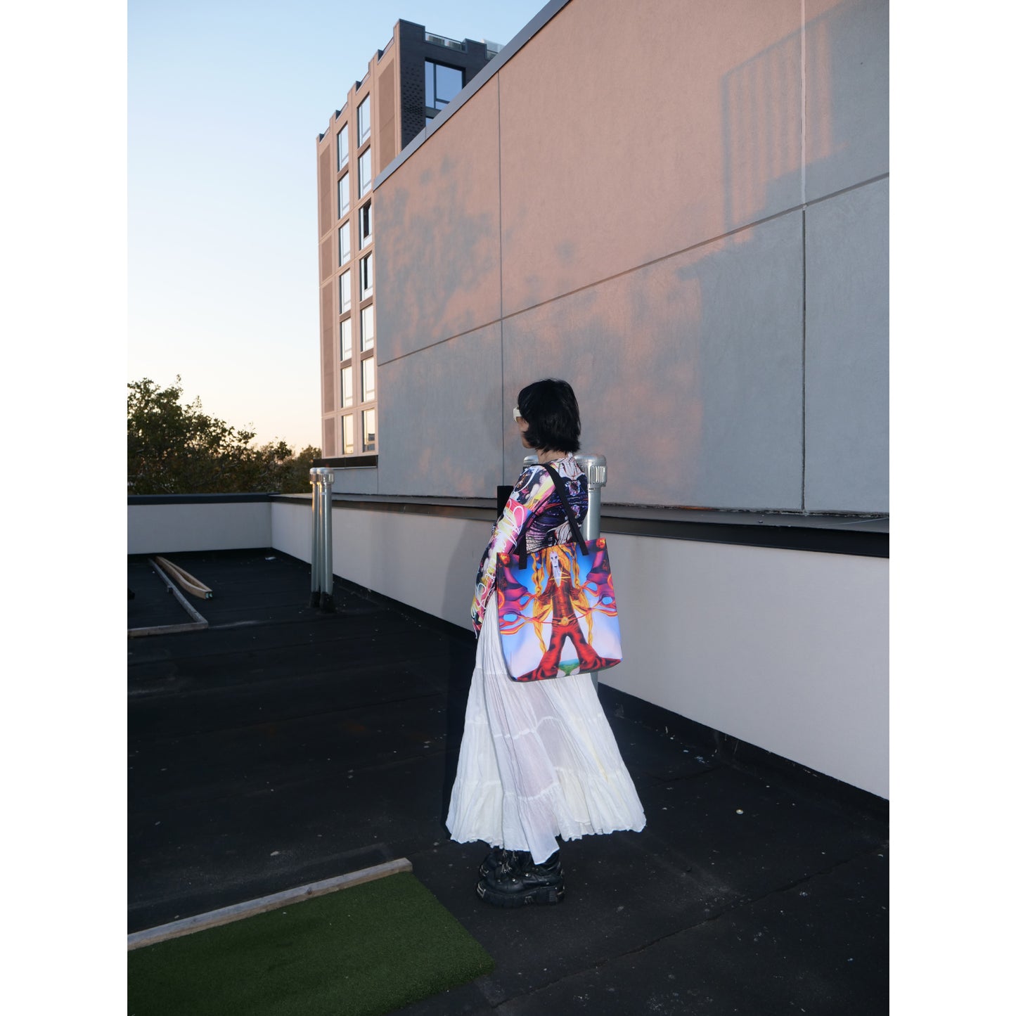 "R0LLING L0UD" tote bag